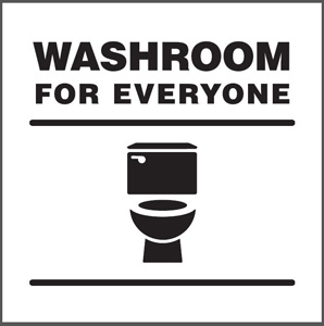 Gender Neutral Washroom Signs 50