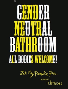 Gender Neutral Washroom Signs 3
