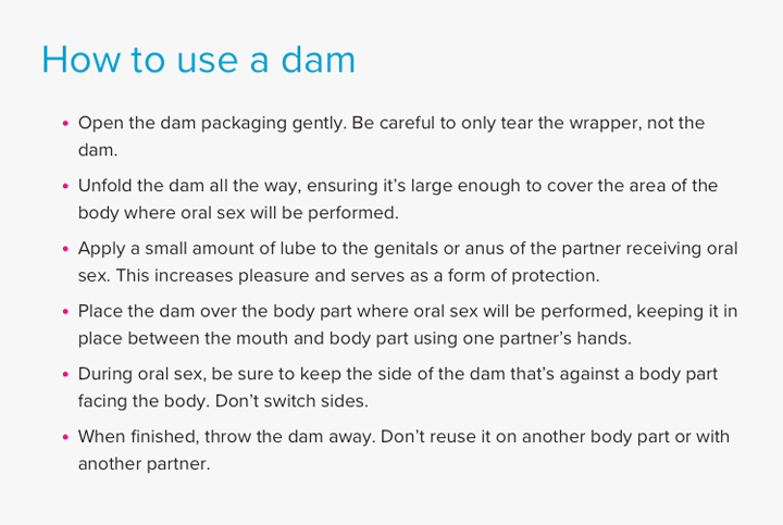 How To Use A Dental Dam